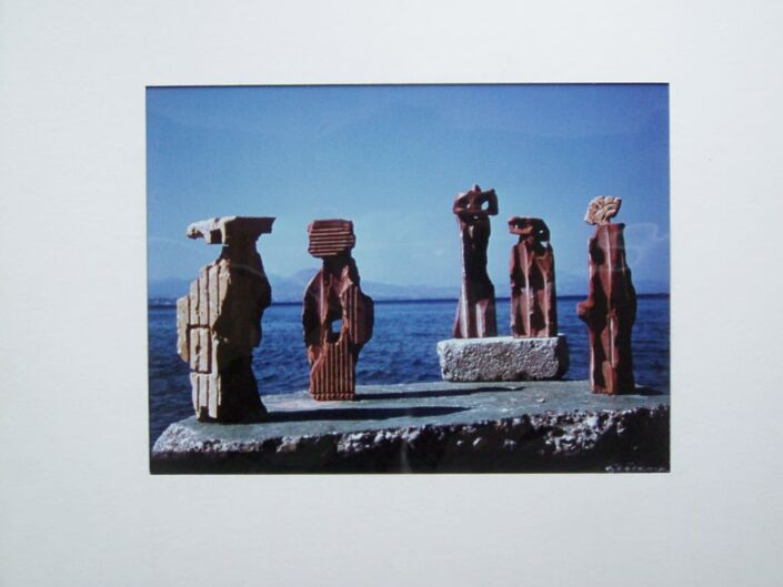 Terrakotten Gruppe, Künstlerfoto, 1976