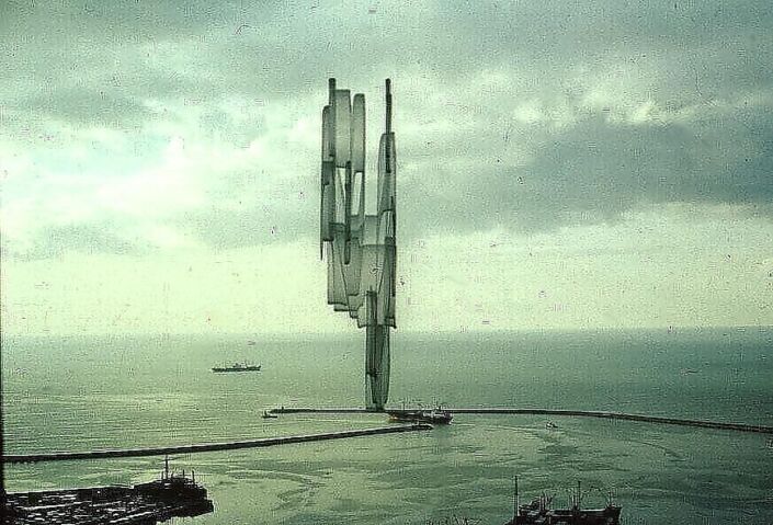 Architektonisches Projekt Am Meer, Metropolis 2080, 1980