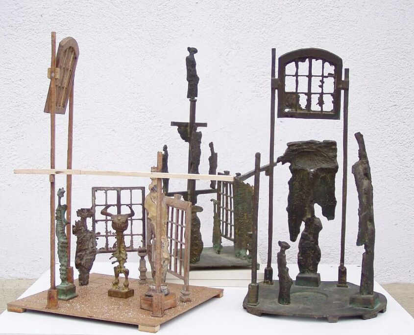 Triptychon Theatrum Mundi, Bronze, 1976   1977